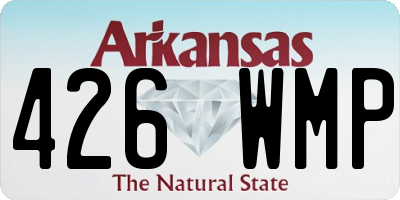 AR license plate 426WMP