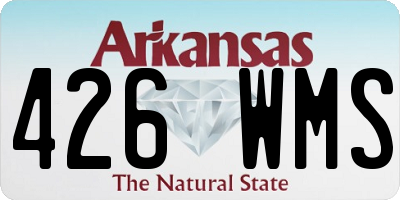 AR license plate 426WMS