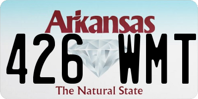 AR license plate 426WMT