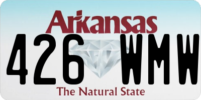 AR license plate 426WMW