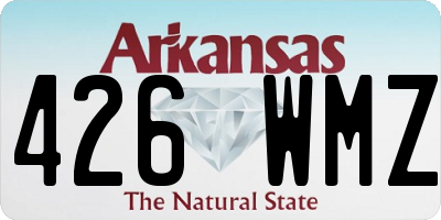 AR license plate 426WMZ