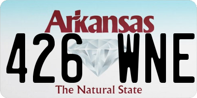 AR license plate 426WNE