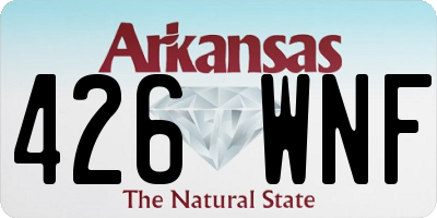 AR license plate 426WNF