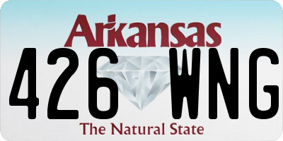 AR license plate 426WNG