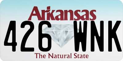 AR license plate 426WNK