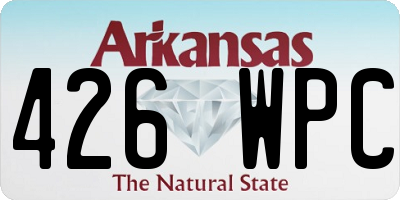 AR license plate 426WPC