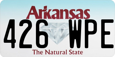 AR license plate 426WPE