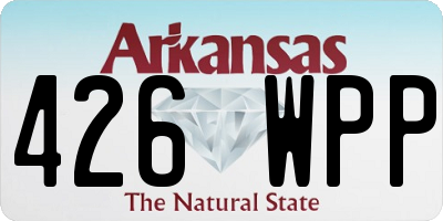 AR license plate 426WPP