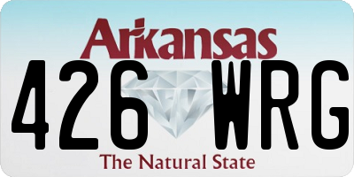 AR license plate 426WRG