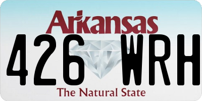 AR license plate 426WRH