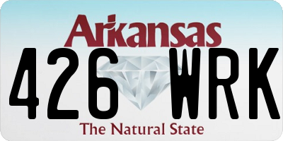 AR license plate 426WRK