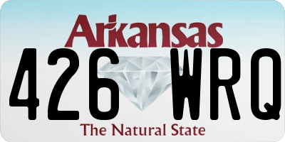 AR license plate 426WRQ