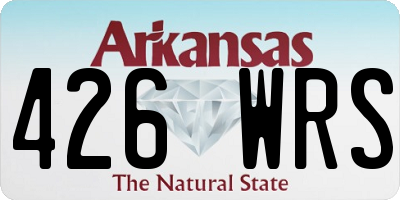 AR license plate 426WRS