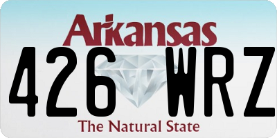 AR license plate 426WRZ