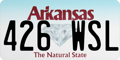 AR license plate 426WSL