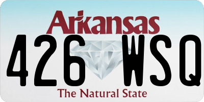 AR license plate 426WSQ
