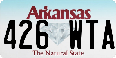 AR license plate 426WTA