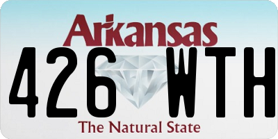 AR license plate 426WTH