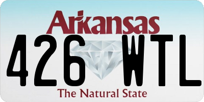 AR license plate 426WTL