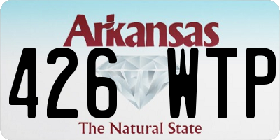 AR license plate 426WTP