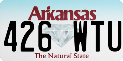 AR license plate 426WTU