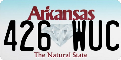 AR license plate 426WUC