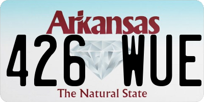 AR license plate 426WUE