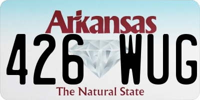 AR license plate 426WUG