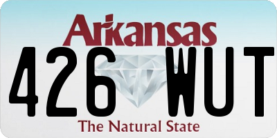 AR license plate 426WUT