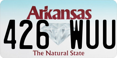 AR license plate 426WUU