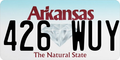 AR license plate 426WUY