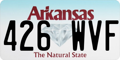 AR license plate 426WVF