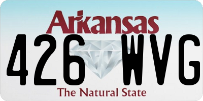 AR license plate 426WVG