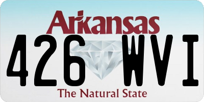 AR license plate 426WVI