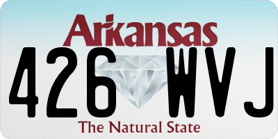 AR license plate 426WVJ