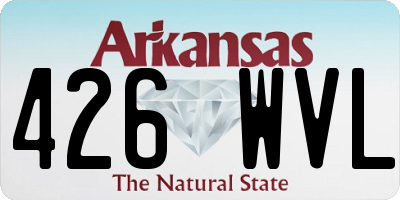 AR license plate 426WVL