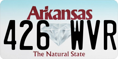 AR license plate 426WVR