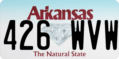 AR license plate 426WVW