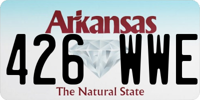 AR license plate 426WWE