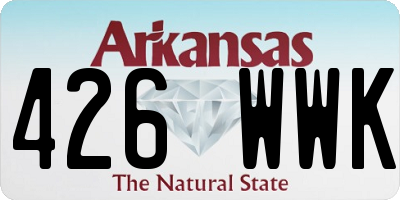 AR license plate 426WWK