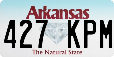 AR license plate 427KPM