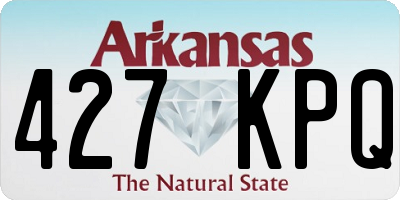 AR license plate 427KPQ