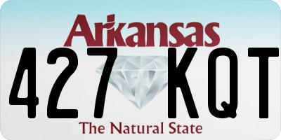 AR license plate 427KQT