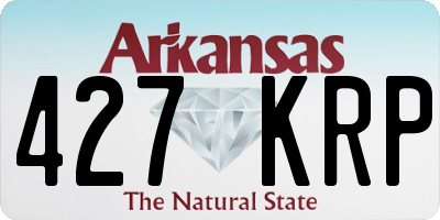 AR license plate 427KRP