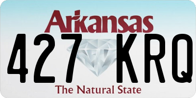 AR license plate 427KRQ