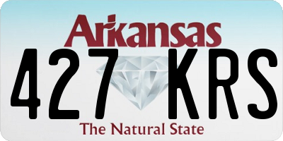 AR license plate 427KRS