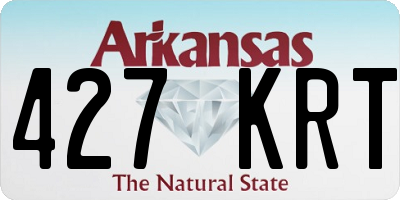 AR license plate 427KRT