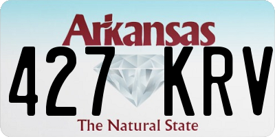 AR license plate 427KRV