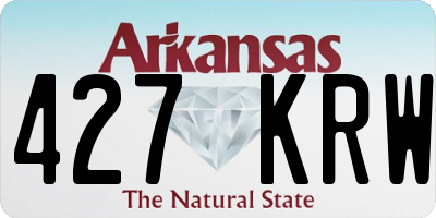 AR license plate 427KRW