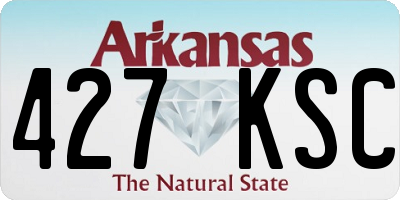 AR license plate 427KSC